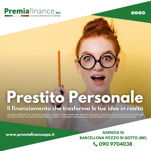 Prestiti Premia Finance SpA Agenzia di Barcellona Pozzo di Gotto