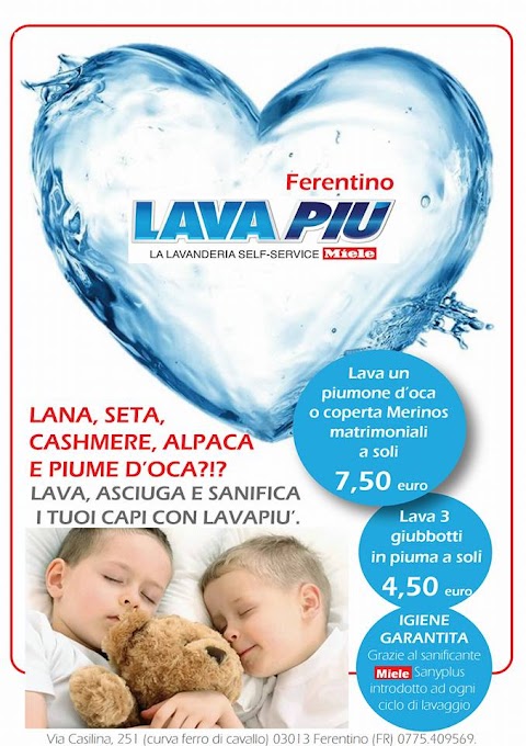 Lavapiú Ferentino Lavanderia Self Service By Miele Professional