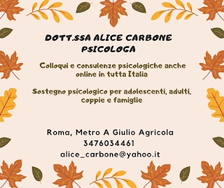 Dott.ssa Alice Carbone, Psicologa Psicologo Psicoterapeuta in formazione ad indirizzo junghiano