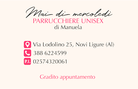 Mai di mercoledì parrucchiere unisex di Manuela Murgioni