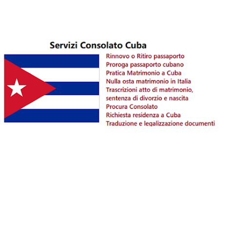 Visto per Cuba, Servizi consolato Cuba e Visto di ingresso per Cubani