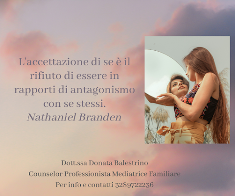 Dott.ssa Donata Balestrino Counselor Professionista Formatore Supervisore - Mediatrice Familiare