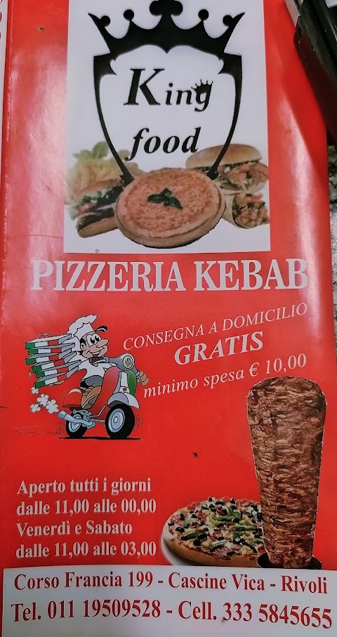 King Food pizza kebab