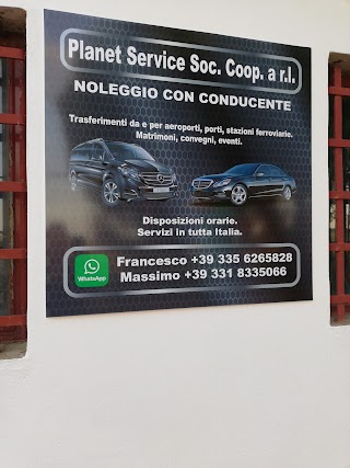 NOLEGGIO Con CONDUCENTE PLANET SERVICE