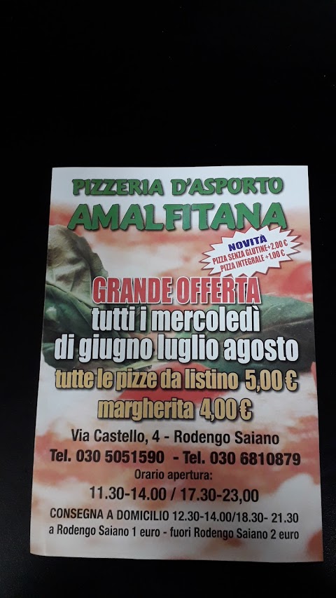 Pizzeria D'Asporto L'Amalfitana.