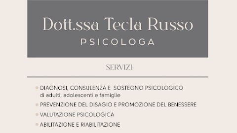 Dott.ssa Tecla Russo - Psicologa