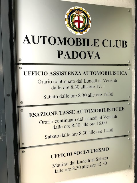 Aci Automobile Club D'Italia Ufficio Provinciale