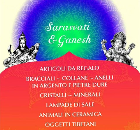 Sarasvati & Ganesh di Sara Veggian