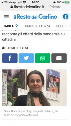 Dott.ssa Silvia Bianchi, Psicoterapeuta