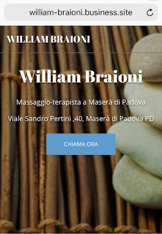 William Braioni Massofisioterapista