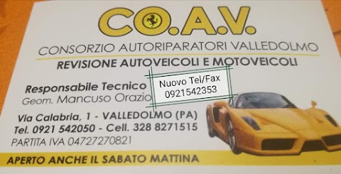 CENTRO REVISIONI AUTO CO.A.V. Consorzio Autoriparatori Valledolmo