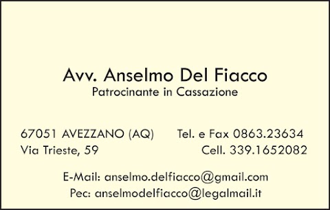 Studio Legale Del Fiacco Avv. Anselmo