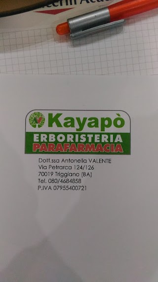 Erboristeria Parafarmacia Kayapò della Dott.ssa A. Valente