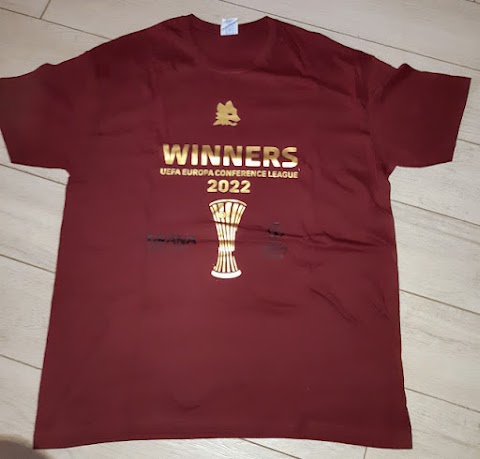 SPORT SOCCER A.S.ROMA t-shirt & gadget - jersey-ciclismo- with writing on request