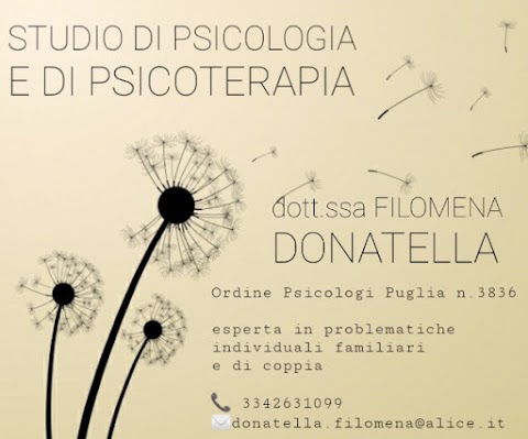 Studio di psicologia e psicoterapia dott.ssa FILOMENA Donatella