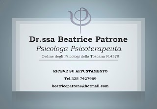 Dr.ssa Beatrice Patrone Psicologa Psicoterapeuta