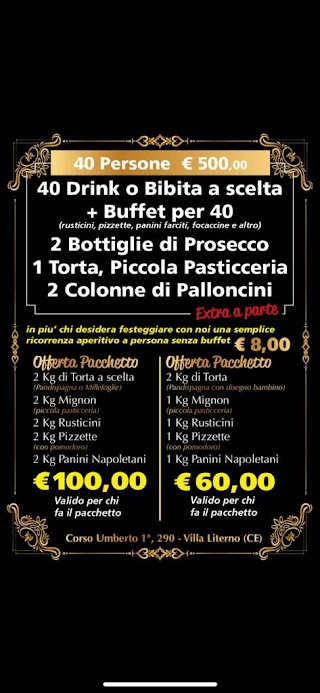 Lounge Bar ~ Pasticceria ~ Rosticceria ~ Sala Eventi ** MADONNA**