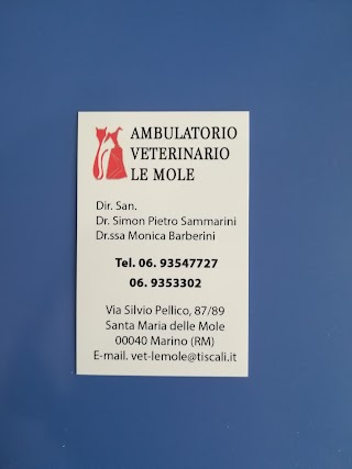 ambulatorio veterinario le mole