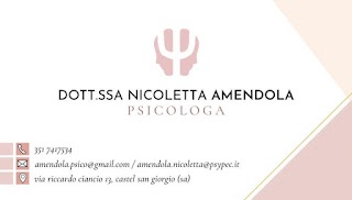 Dott.ssa Nicoletta Amendola, Psicologa