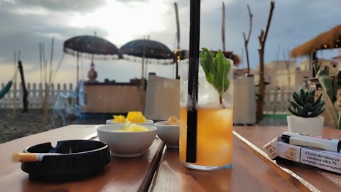 Sunset cocktail beach