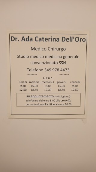 Dr. Ada Caterina Dell'Oro