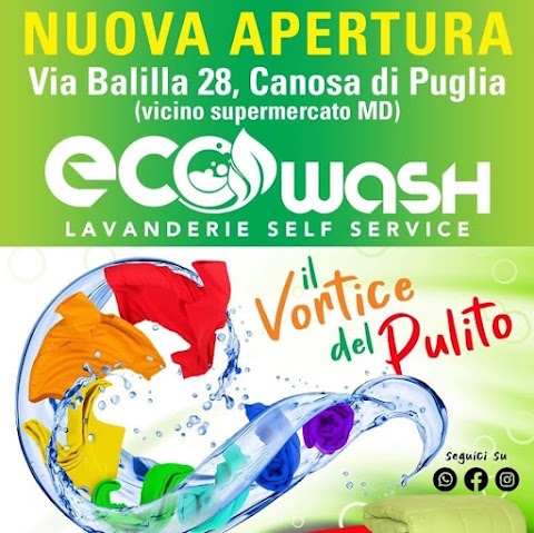 Lavanderia self service Ecowash Canosa di Puglia