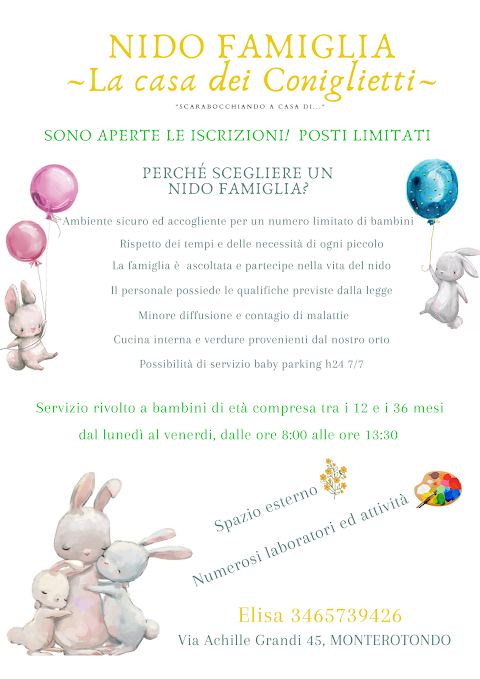 Nido Famiglia - La casa dei coniglietti - Monterotondo