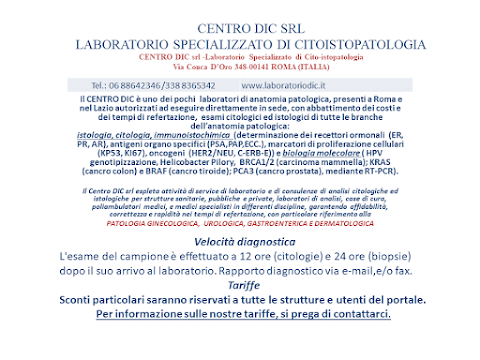 Centro D.I.C. Srl - laboratorio analisi specializzato di isto-citologia