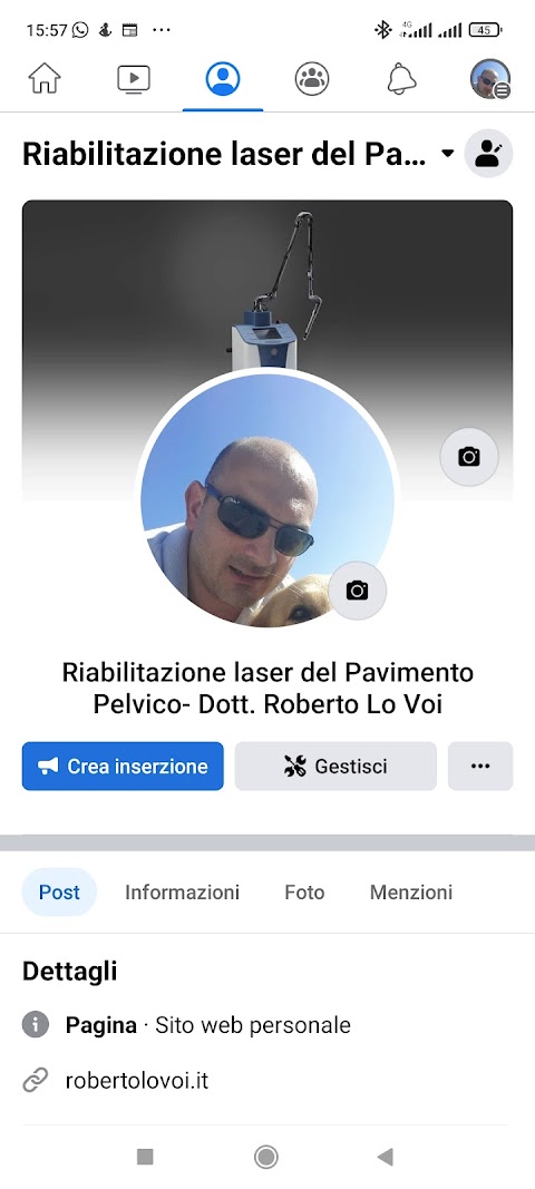 Roberto Lo Voi Medico Chirurgo Ginecologia Uroginecologia Laser vaginale Riabilitazione pavimento pelvico