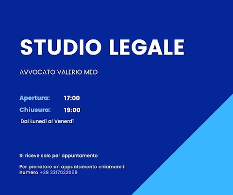 Studio Legale - Avvocato Valerio Meo