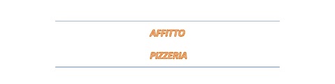 Affitto Pizzeria PARTINICO