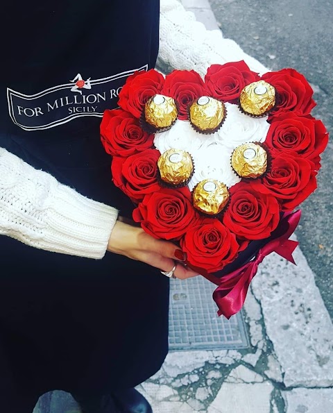 For Million Roses Sicily - Luxury Flowers Boxes