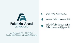 Studio Legale Bari - Avvocato Fabrizio Araci