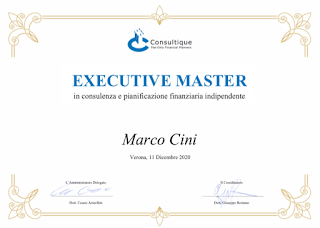 Marco Cini Consulente Finanziario Indipendente