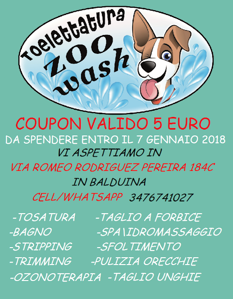 Toelettatura Zoo Wash Balduina