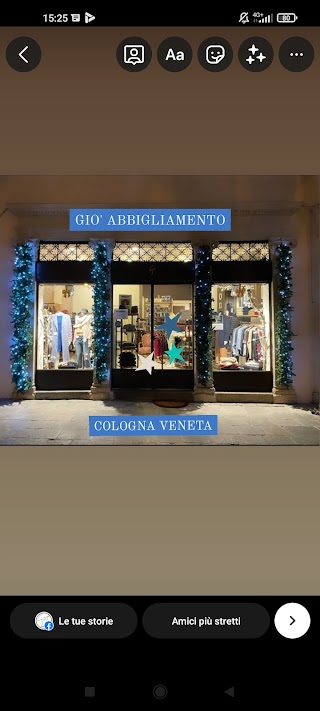 GIO' abbigliamento Piazza Mazzini 12 Cologna Veneta, Noventa Vicentina via Matteotti 109,Este via Principe Umberto 10 A