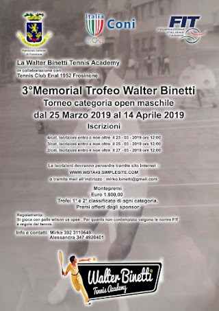 WALTER BINETTI TENNIS ACADEMY & PADEL