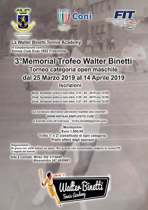 WALTER BINETTI TENNIS ACADEMY & PADEL