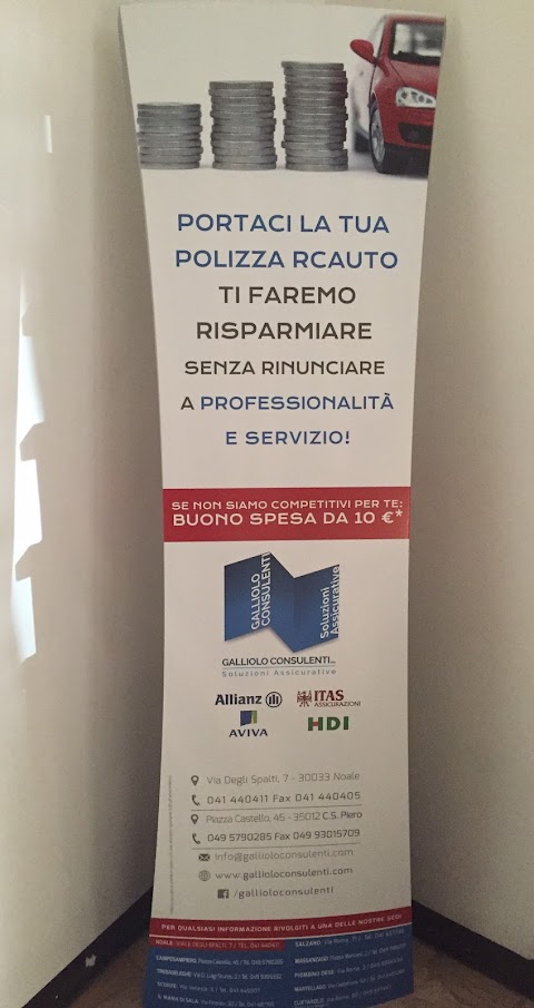 Galliolo Consulenti ALLIANZ SPA - HDI Assicurazioni SPA - Aviva Italia - Itas Mutua