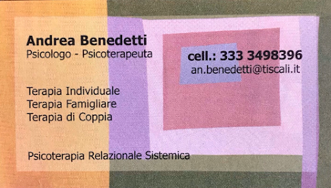 Dott. Andrea Benedetti - Psicologo Psicoterapeuta | Terapia Individuale, di Coppia e Familiare - Bussolengo - Verona