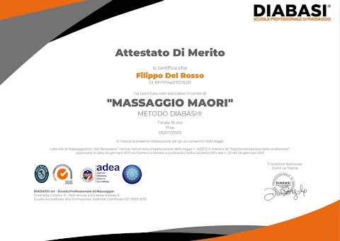 Filippo del Rosso - Massaggi