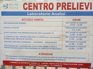 Ospedale "Edoardo Agnelli" - Centro Prelievi Sangue