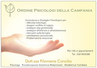 Dott.ssa Filomena Concilio Psicologa- Psicoterapeuta- Mediatrice Familiare