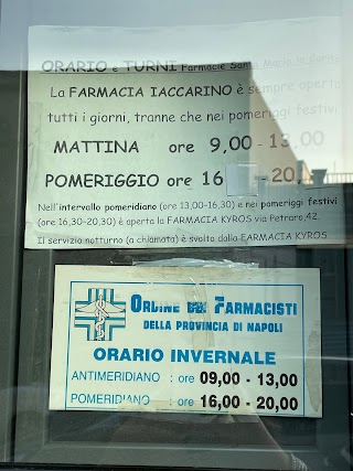 Farmacia Iaccarino Dott.ssa Caterina