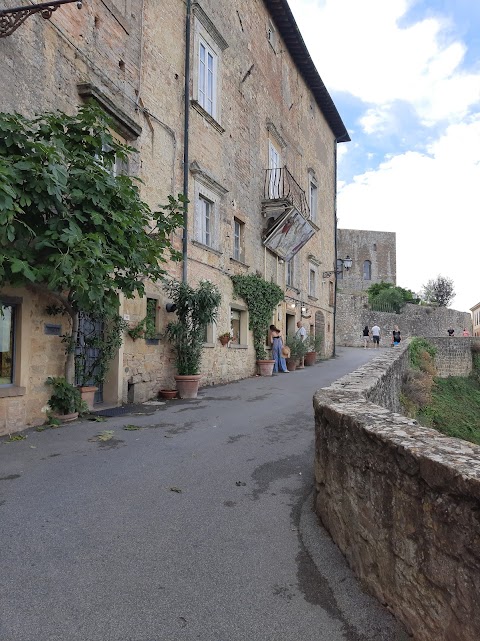 Panoramic view of Roman Theater of Volterra