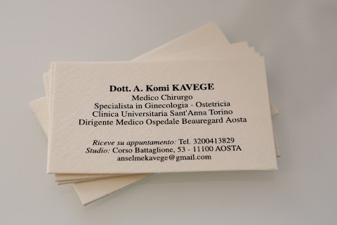 Ginecologo Dr. Kavege Komi Agbenyiga Aosta