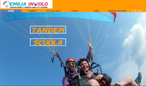 EmiliainVolo Parapendio biposto e scuola - Paragliding tandem