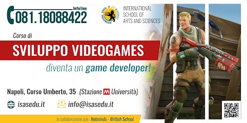 ISAS Videogames Academy - Corsi professionali di sviluppo videogiochi