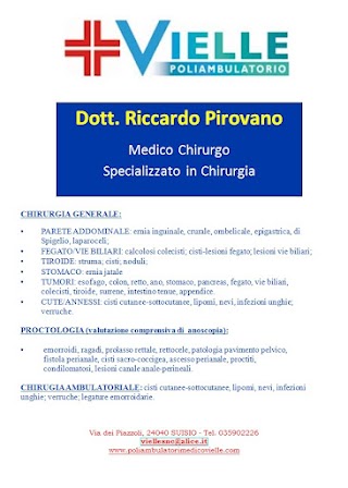 Dott. Riccardo Pirovano Chirurgo e Proctologo