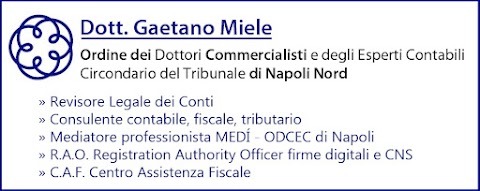 STUDIO MIELE ~ dott. Gaetano Miele ~ Commercialisti ed Esperti Contabili